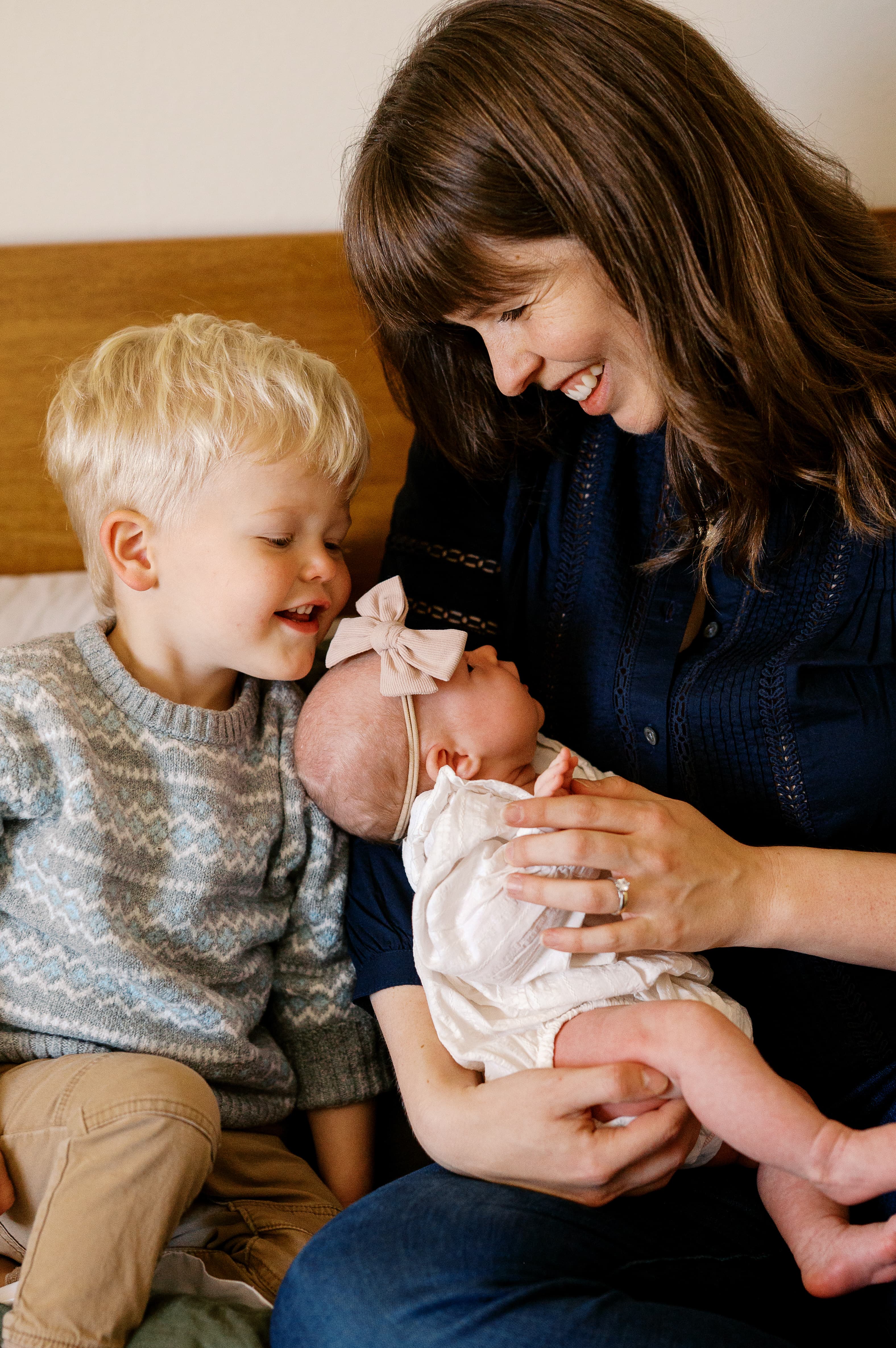 Kate Snow, LMFT, of Flatirons Relationship Center, with her family